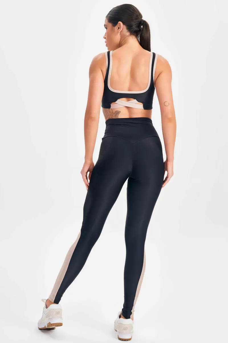 Lets Gym - Black Happiness Top - 2688PT