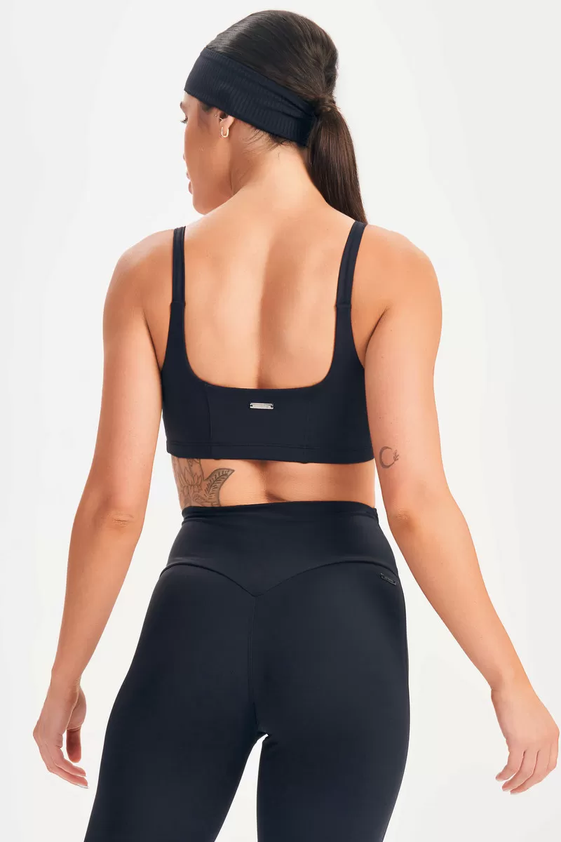 Lets Gym - Black Radiant Top - 2639PT