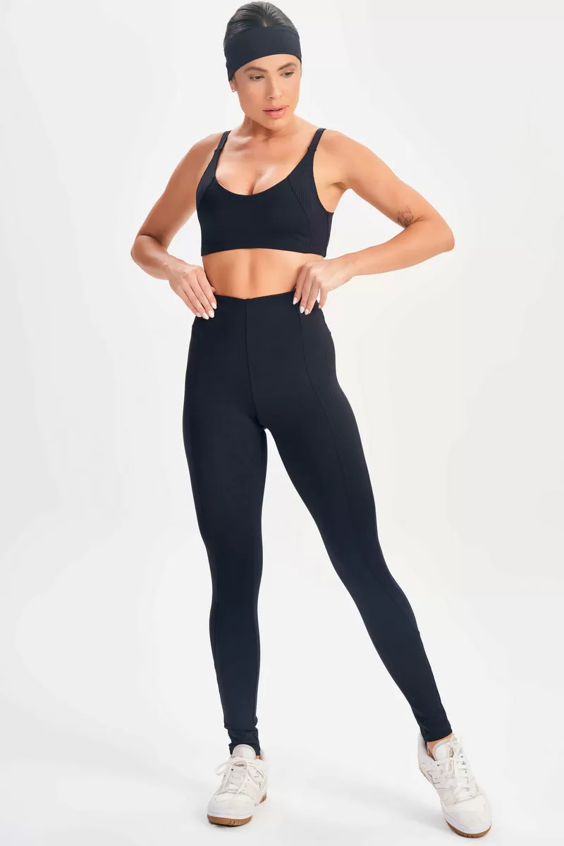 Lets Gym - Black Radiant Top - 2639PT