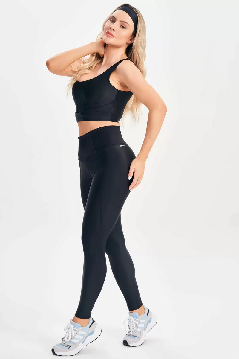 Lets Gym - Black Fatale Top - 2651PT