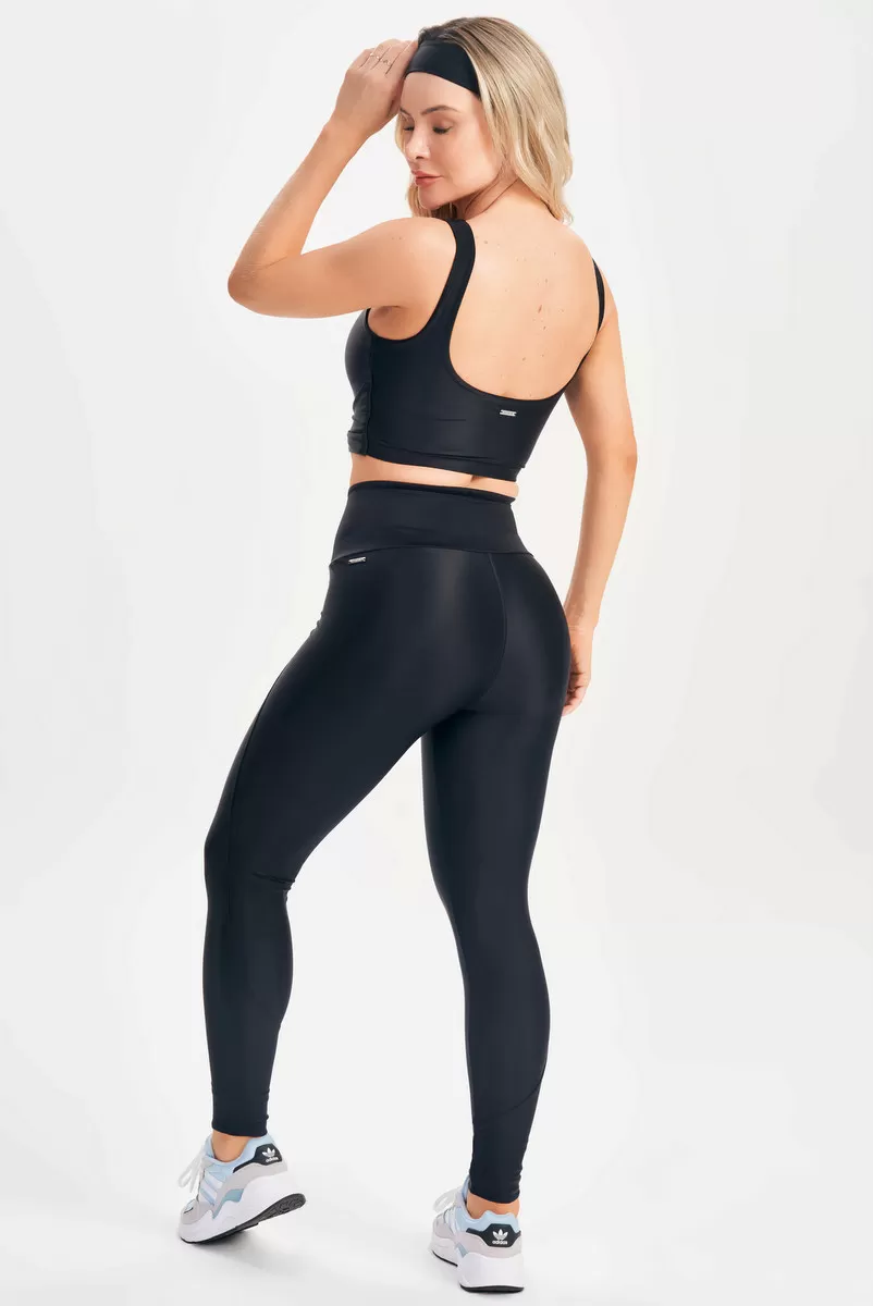 Lets Gym - Black Fatale Top - 2651PT