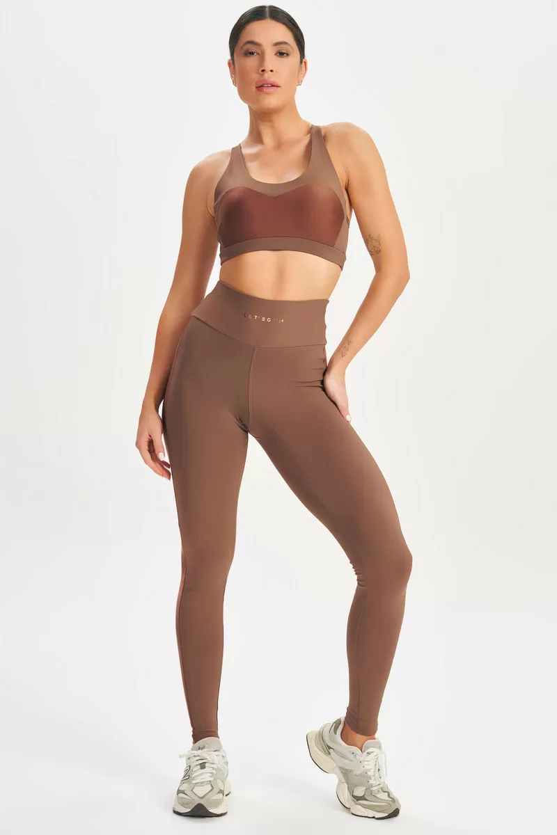 Lets Gym - Dark Brown Top - 2634MR
