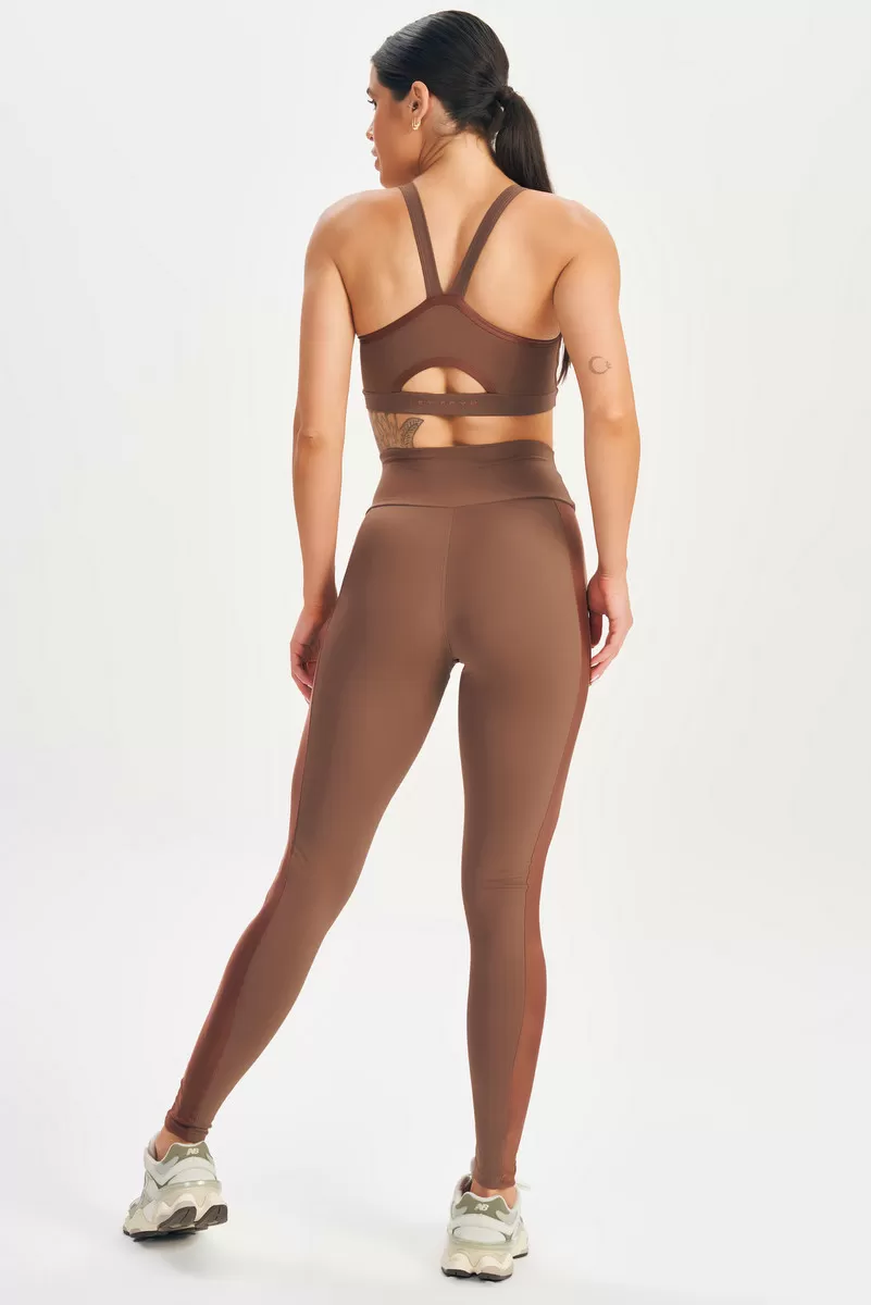 Lets Gym - Dark Brown Top - 2634MR