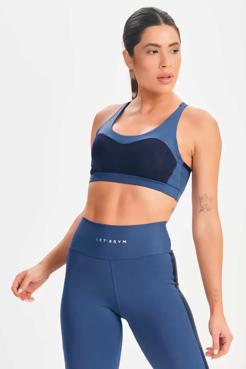 Lets Gym - Dark Navy Blue Top - 2634AZ