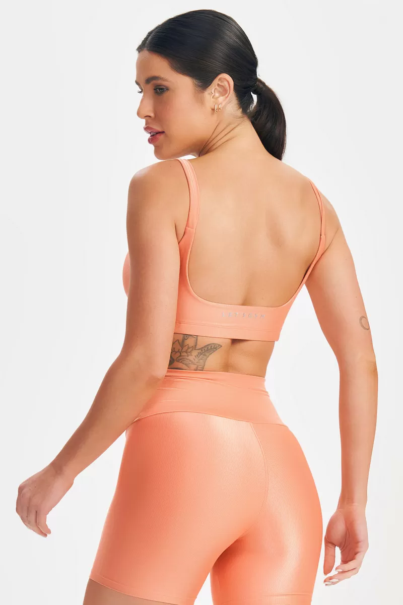 Lets Gym - Top Minimal Bold Coral - 2572CL