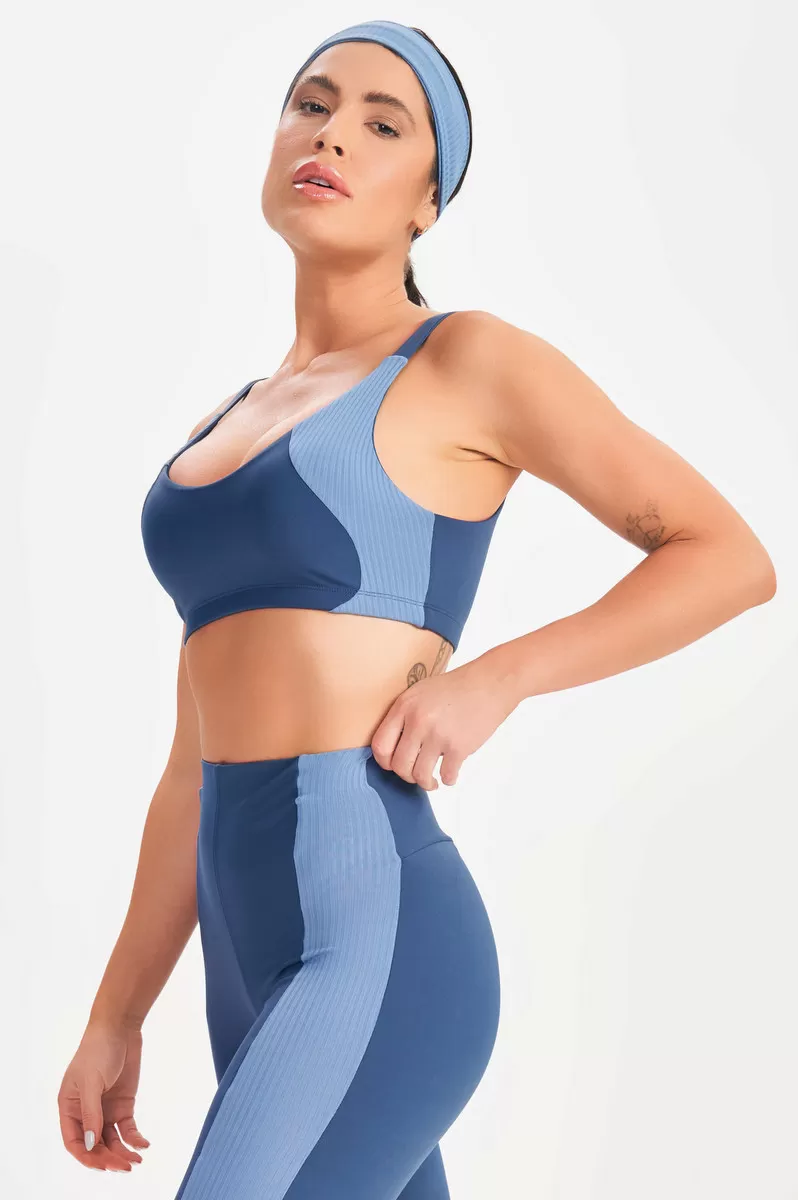 Lets Gym - Radiant Blue Top - 2639AZ