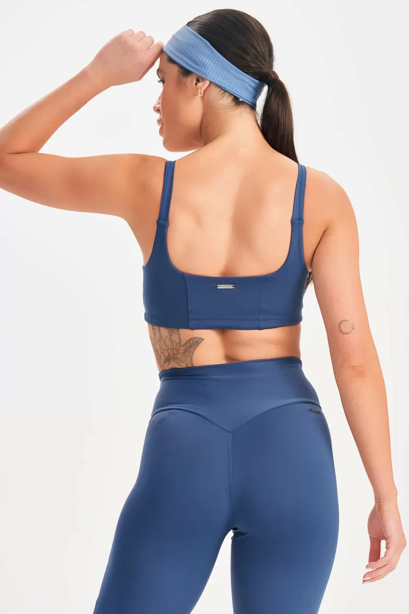 Lets Gym - Radiant Blue Top - 2639AZ
