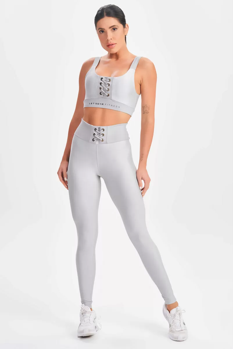 Lets Gym - Top Refine Gray - 2691PR