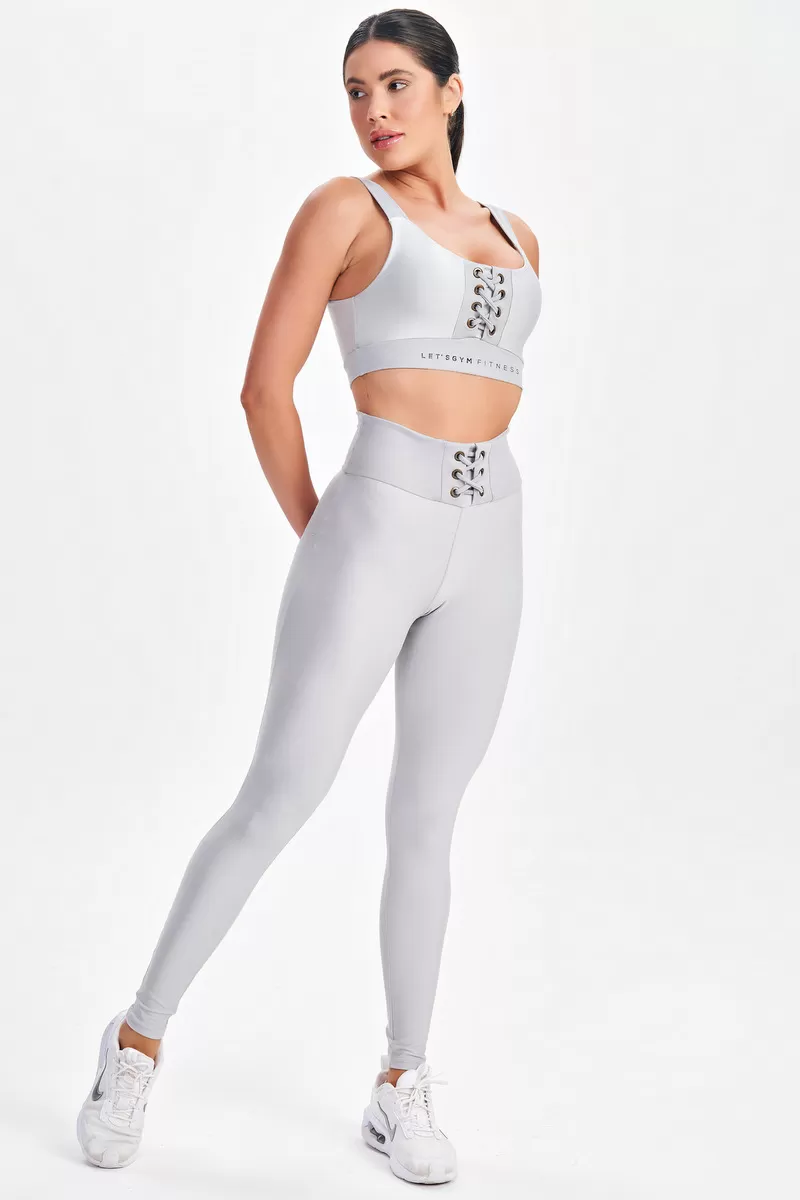 Lets Gym - Top Refine Gray - 2691PR