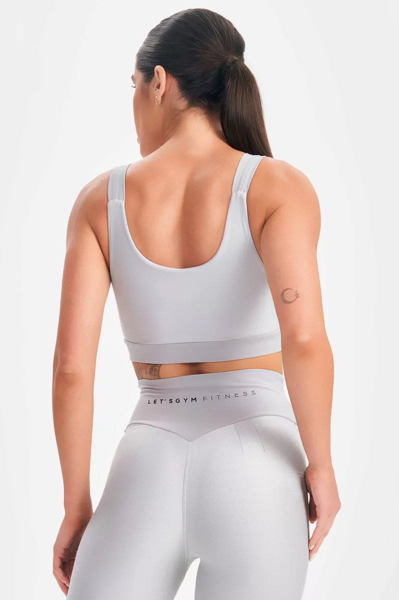 Lets Gym - Top Refine Gray - 2691PR
