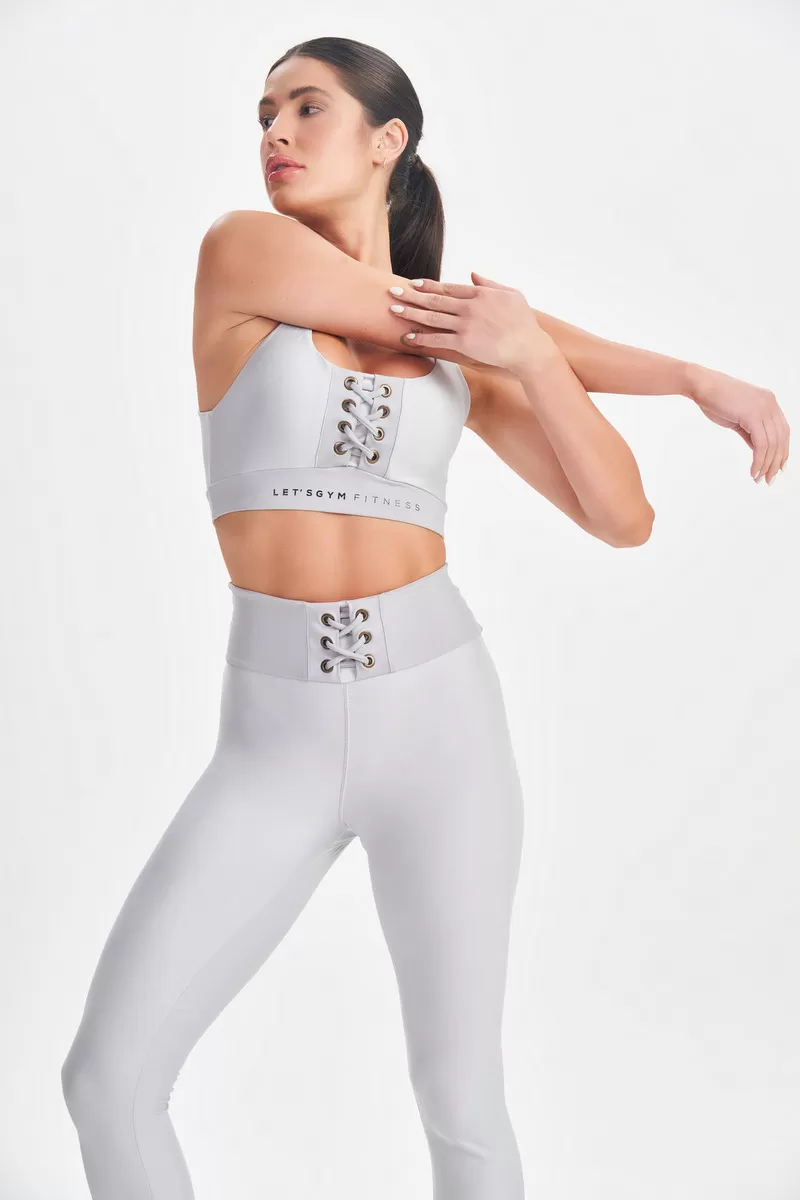 Lets Gym - Top Refine Gray - 2691PR