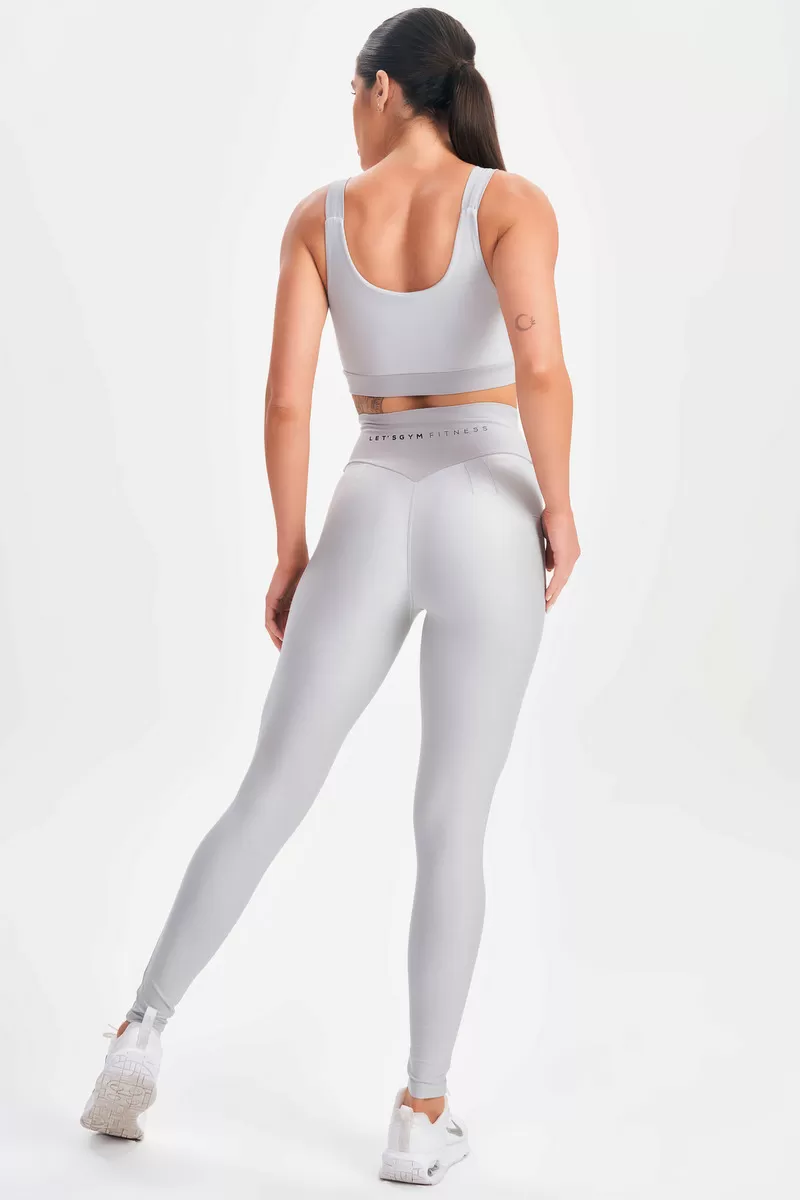 Lets Gym - Top Refine Gray - 2691PR