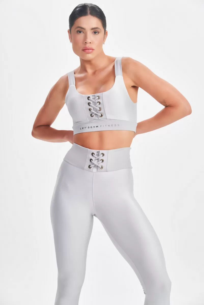 Lets Gym - Top Refine Gray - 2691PR