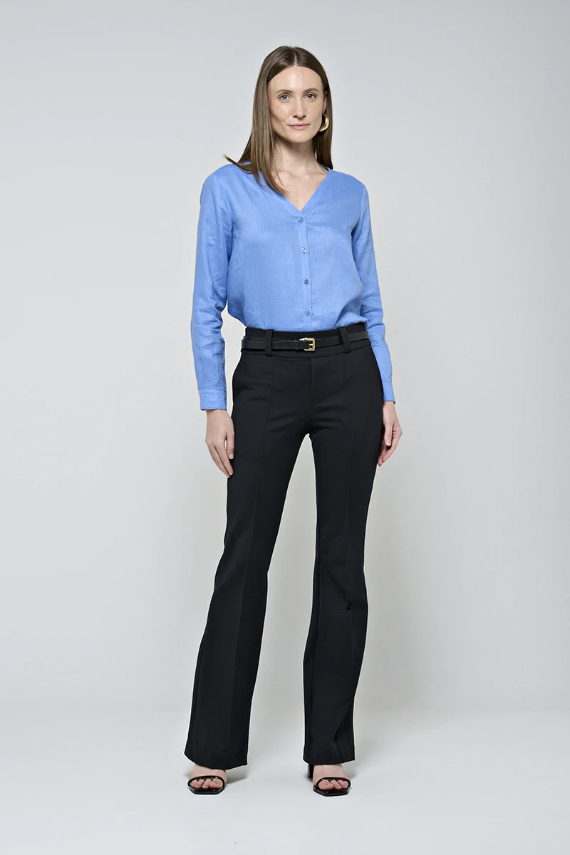 Hidrogênio - CALÇA RETA ROSA PRETO - 20283001