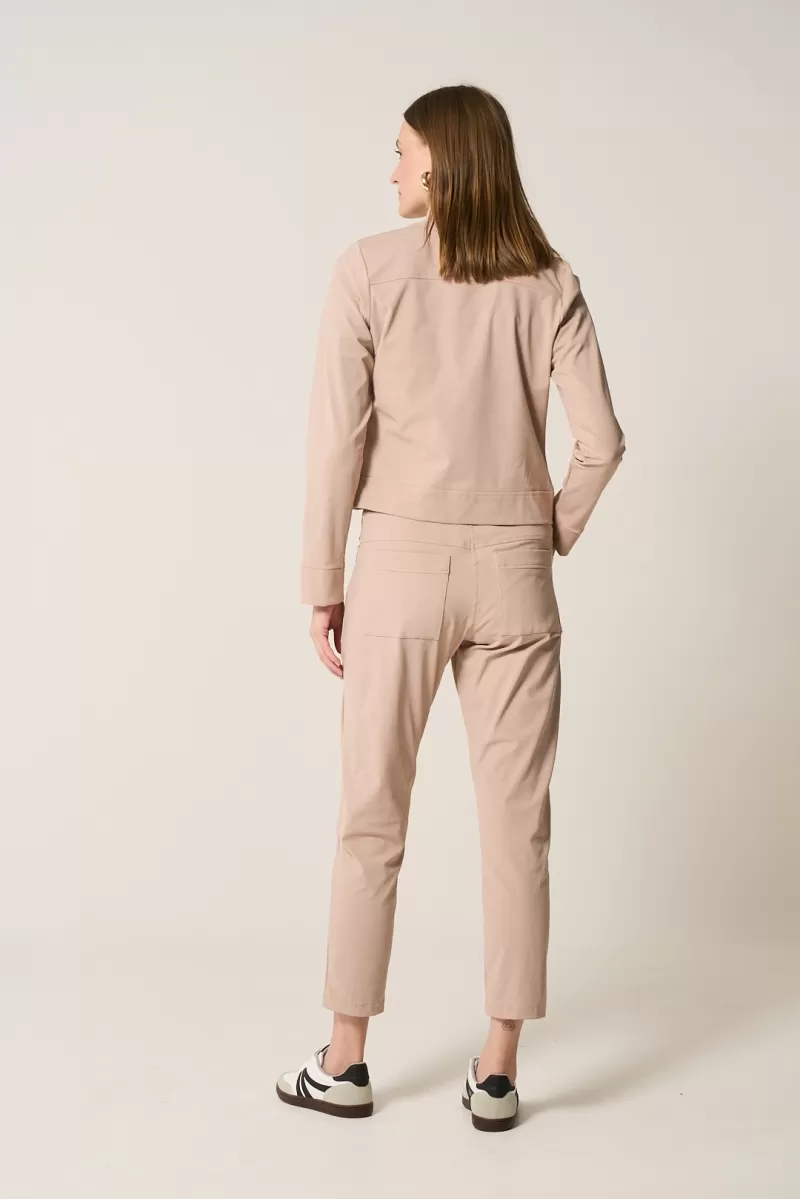 Hidrogênio - JAQUETA DE POLIAMIDA C/ ZÍPER CHOCOLATE - 19945032