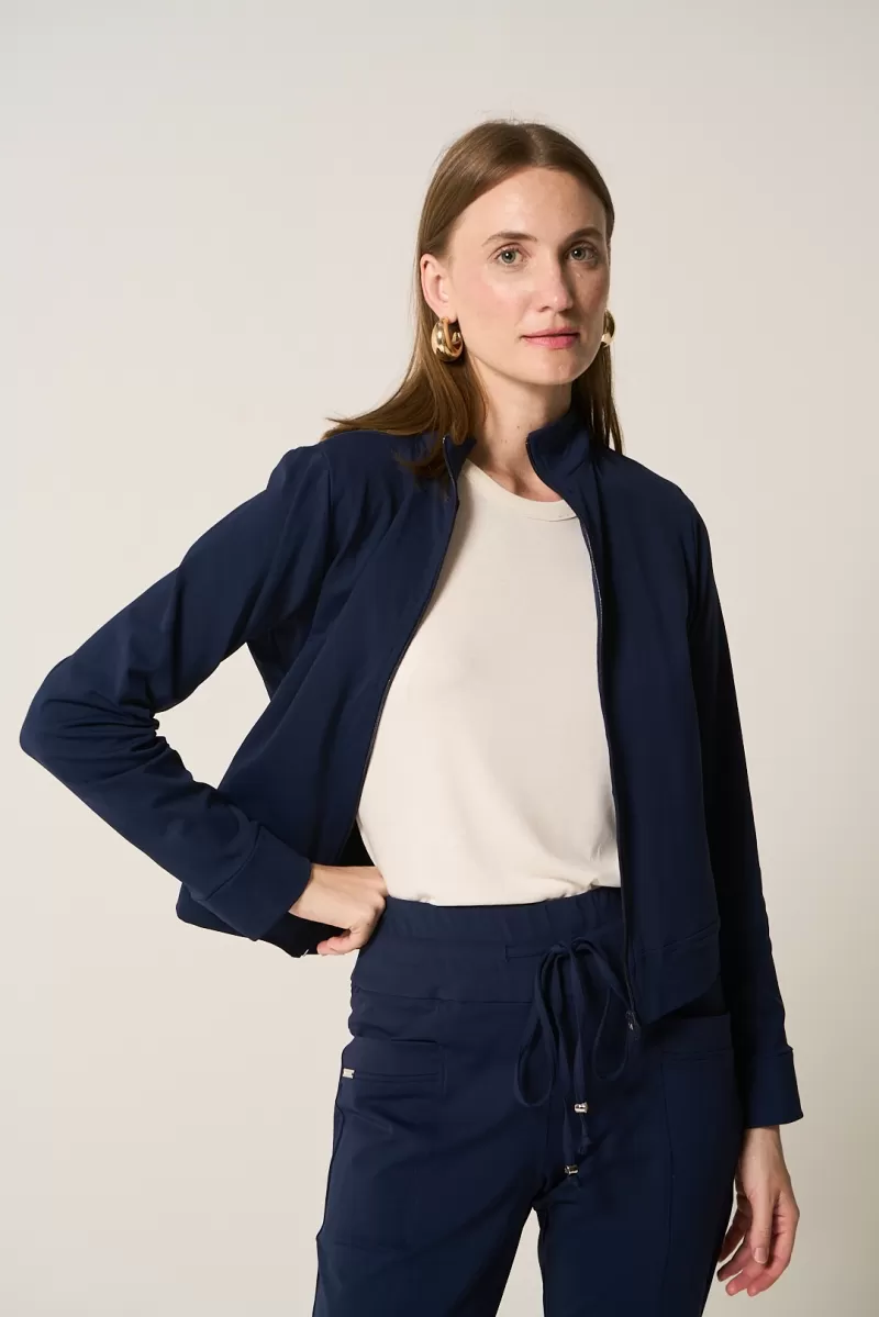 Hidrogênio - JAQUETA DE POLIAMIDA C/ ZÍPER ECLIPSE - 19945207