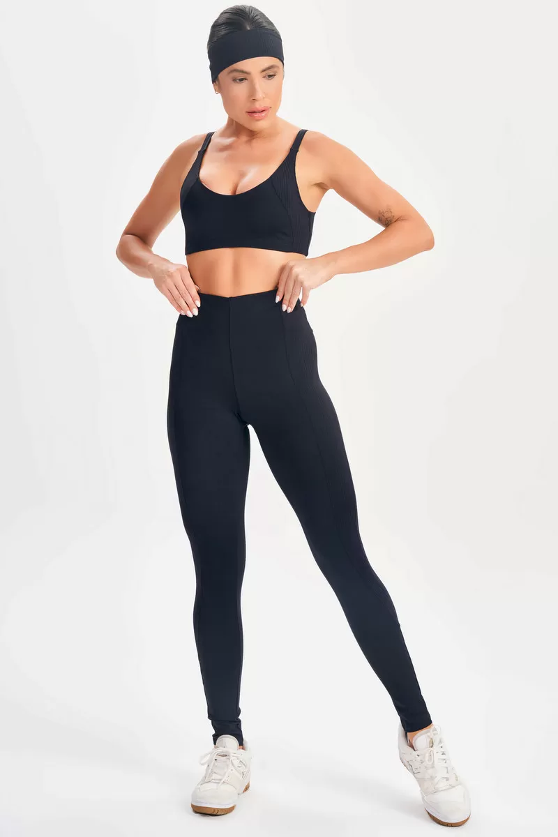 Lets Gym - Black Radiant Leggings - 2640PT