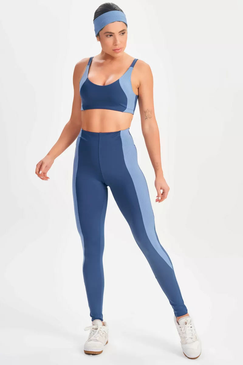 Lets Gym - Radiant Blue Leggings - 2640AZ