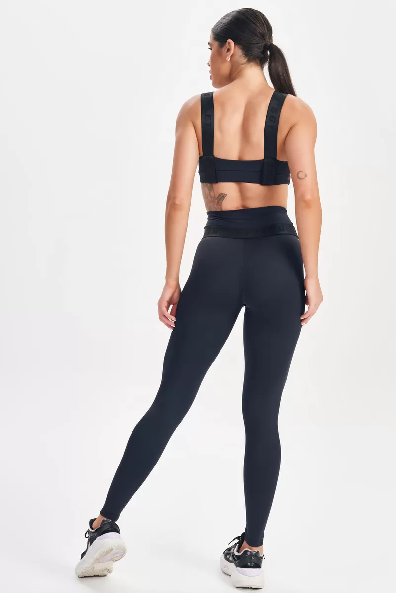 Lets Gym - Legging Chaos Preto - 2619PT