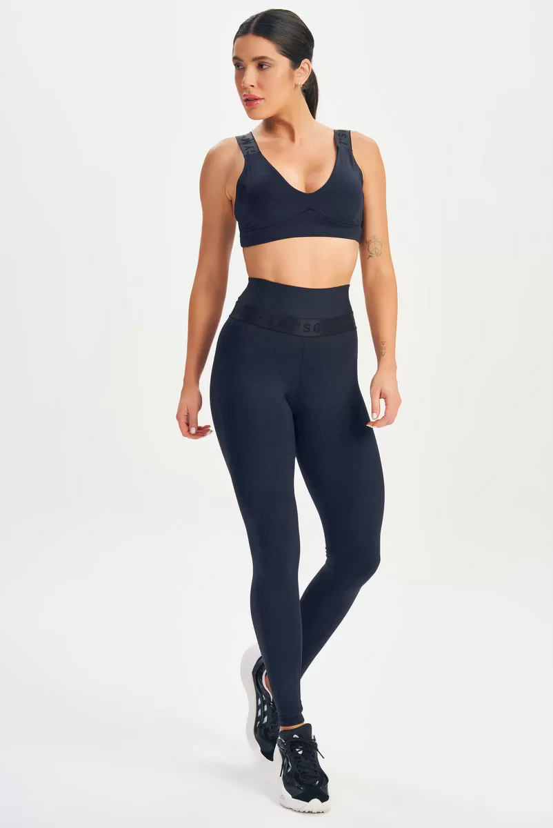 Lets Gym - Legging Chaos Preto - 2619PT
