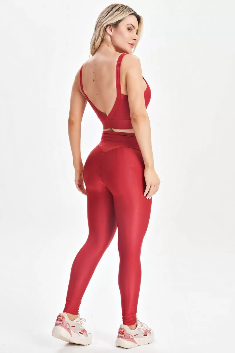 Lets Gym - Legging Bright Vermelho - 2142BVM