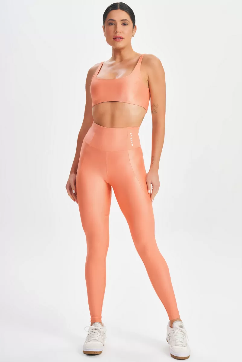 Lets Gym - Legging Minimal Bold Coral - 2573CL