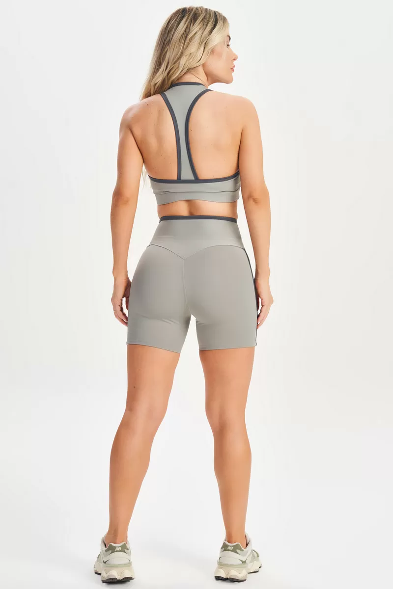 Lets Gym - Shorts Chronos Cimento Queimado - 2705CQ