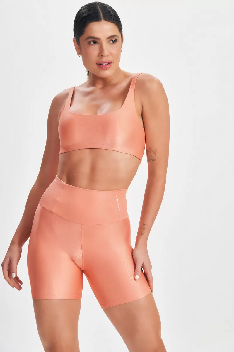 Lets Gym - Minimal Bold Coral Shorts - 2574CL