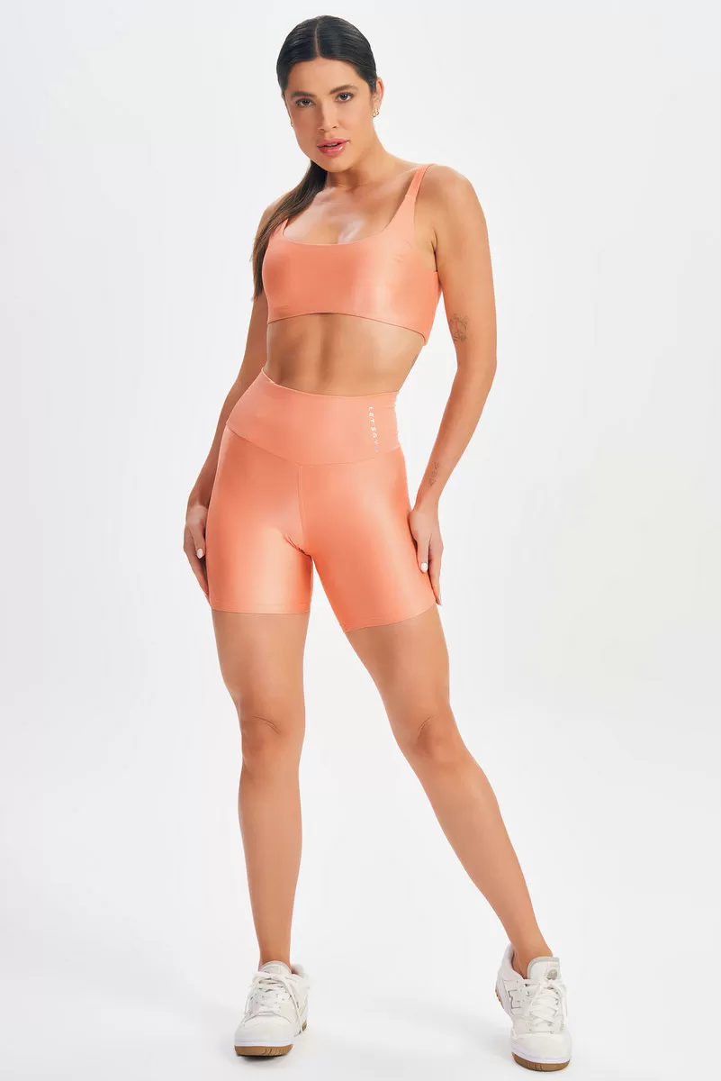 Lets Gym - Shorts Minimal Bold Coral - 2574CL