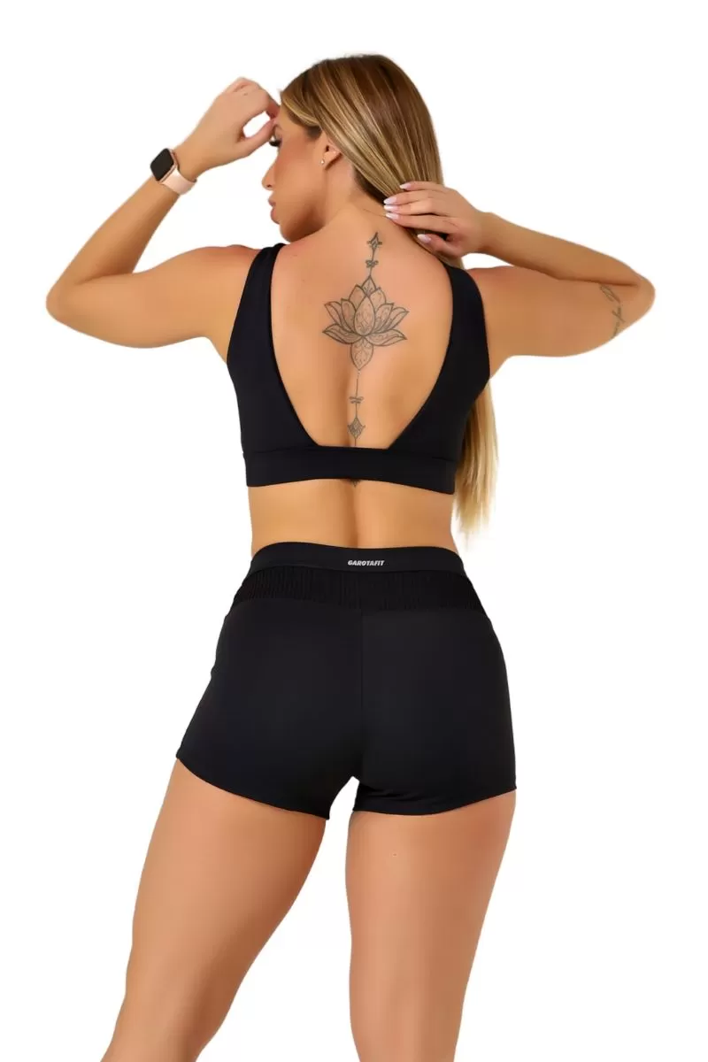 Garotafit - Black Dandy Top - TOB99A