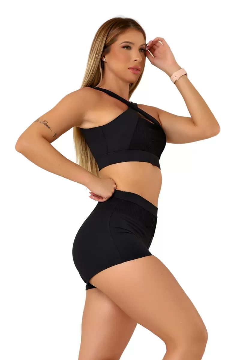 Garotafit - Black Dandy Top - TOB99A