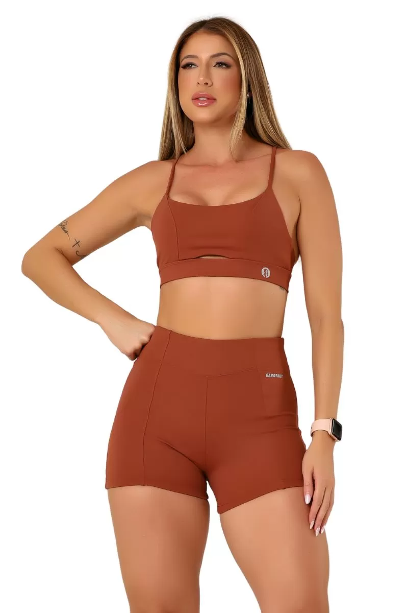 Garotafit - Bonny Hazelnut Top - TOB101NA