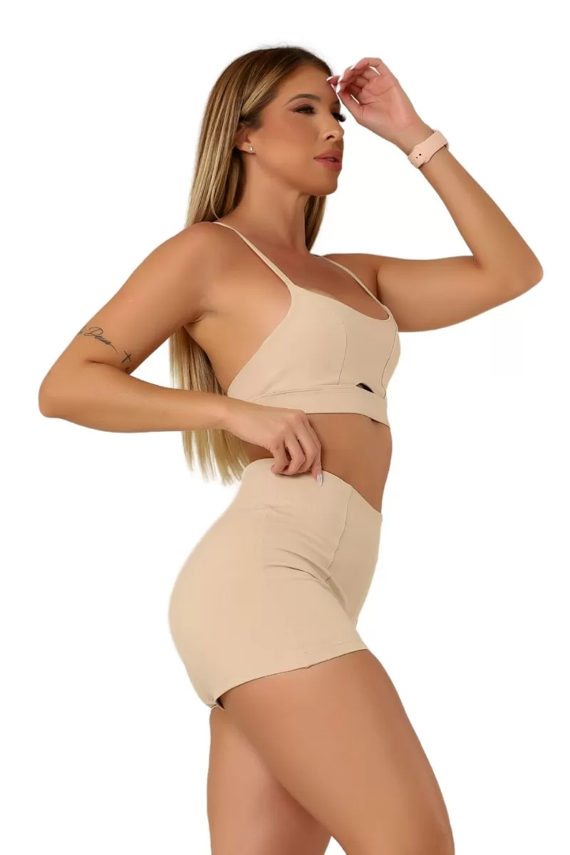Garotafit - Top Bonny Oatmeal - TOB101IA