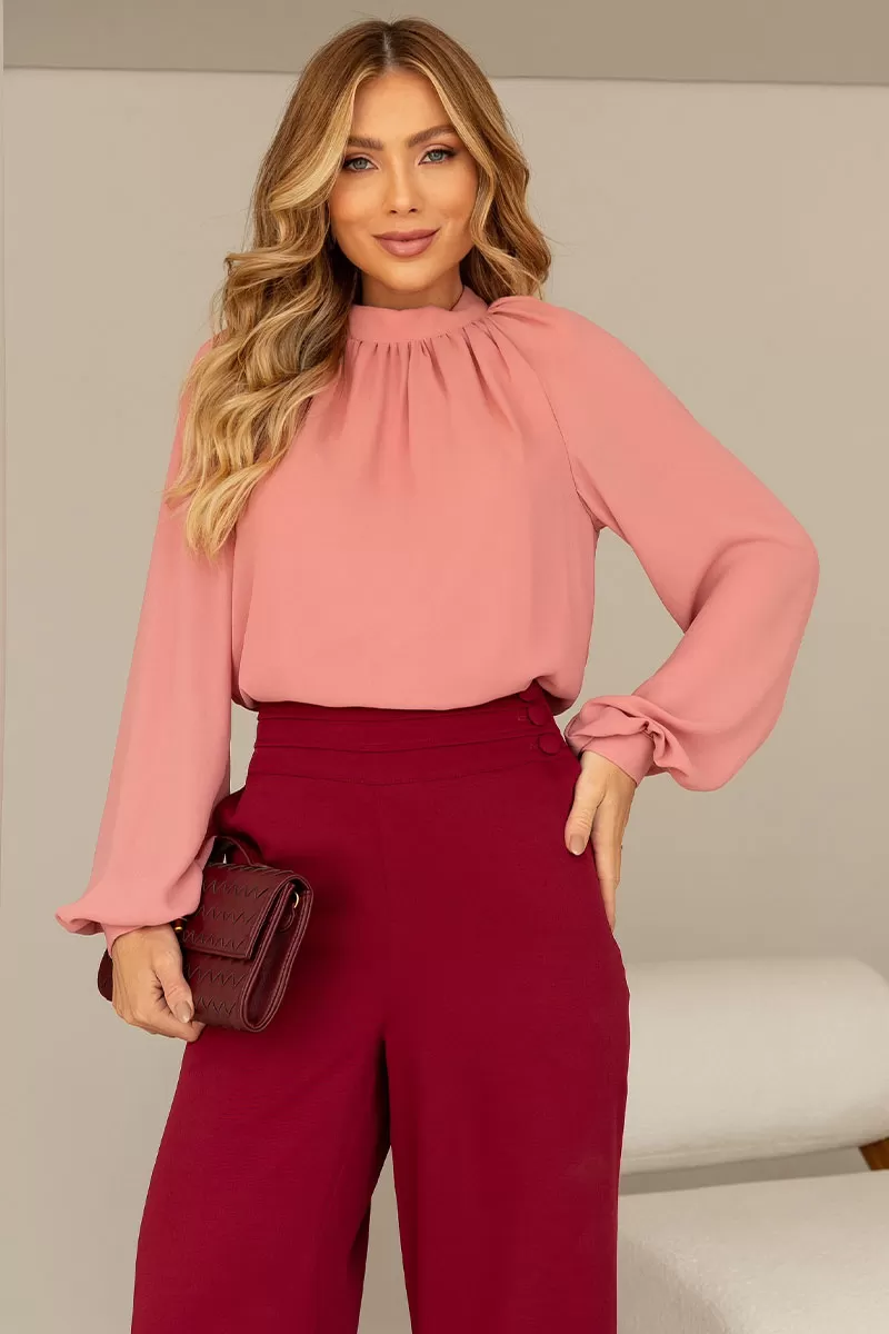 Miss Misses - Blusa Celina Rosê - 54515031