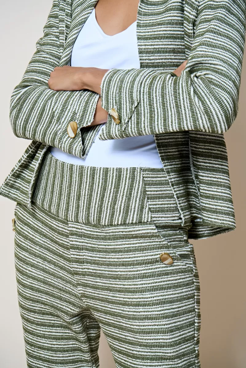 Hidrogênio - GREEN PLEATED SLEEVE COAT - 20339009