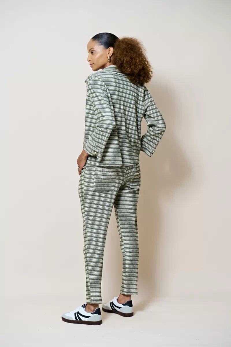 Hidrogênio - GREEN PLEATED SLEEVE COAT - 20339009