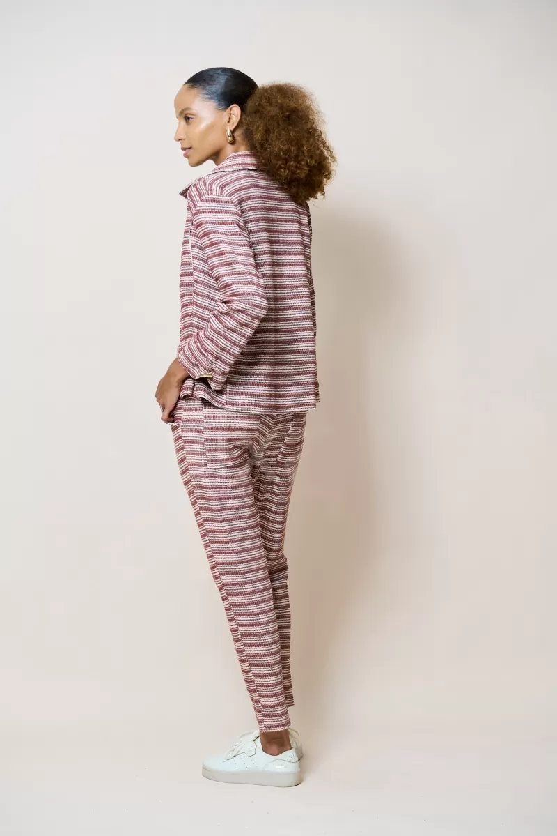 Hidrogênio - VALENTINA BROWN WIDE-CUT JOGGER PANTS - 20340031