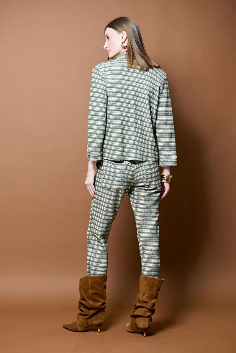 Hidrogênio - VALENTINA GREEN WIDE-CUT JOGGER PANTS - 20340009