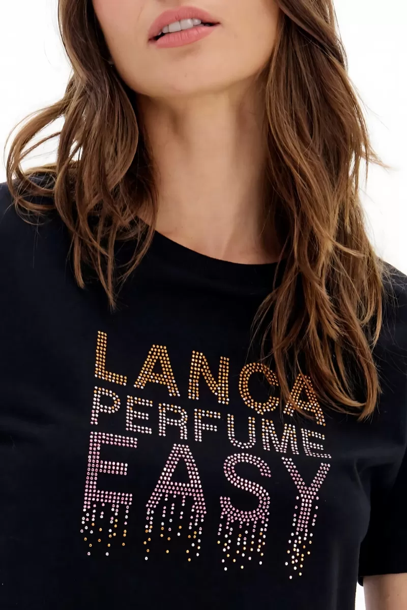 LANÇA PERFUME - Shirt T-shirt Baby Look Cropped Glitters Perfume Launch - 4867