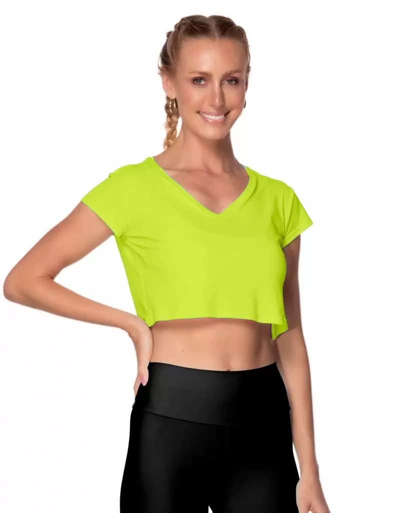 Vestem - Dry Fit Short Sleeve Shirt Amber Neon Green - BMC625.ESS.C0041