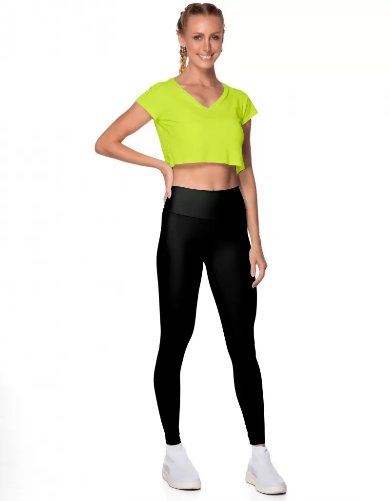 Vestem - Blusa Manga Curta Dry Fit Amber Verde Neon - BMC625.ESS.C0041