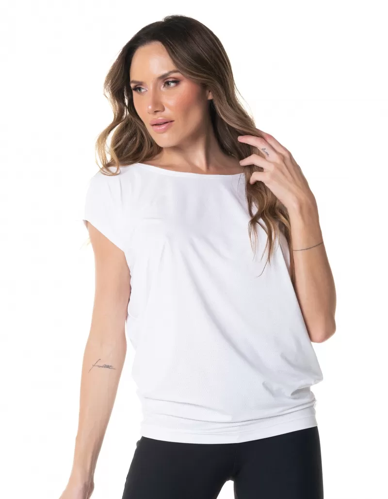 Vestem - Dry Fit Short Sleeve Taty White Shirt - BMC729.ESS.C0001