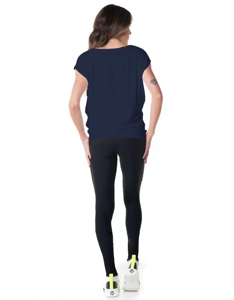 Vestem - Blusa Dry Fit Manga Curta Taty Marinho Escuridão - BMC729.ESS.C0173