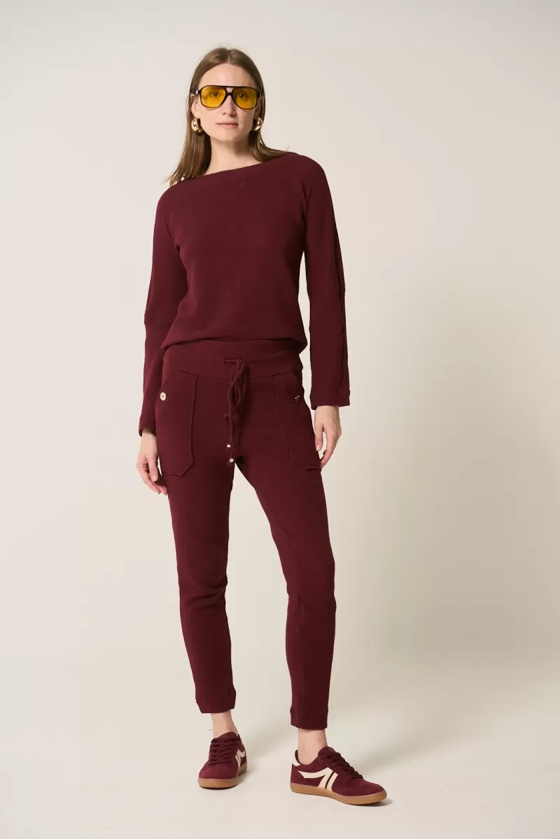 Hidrogênio - CALÇA BARRIEL VIRGINIA VINHO - 20341043