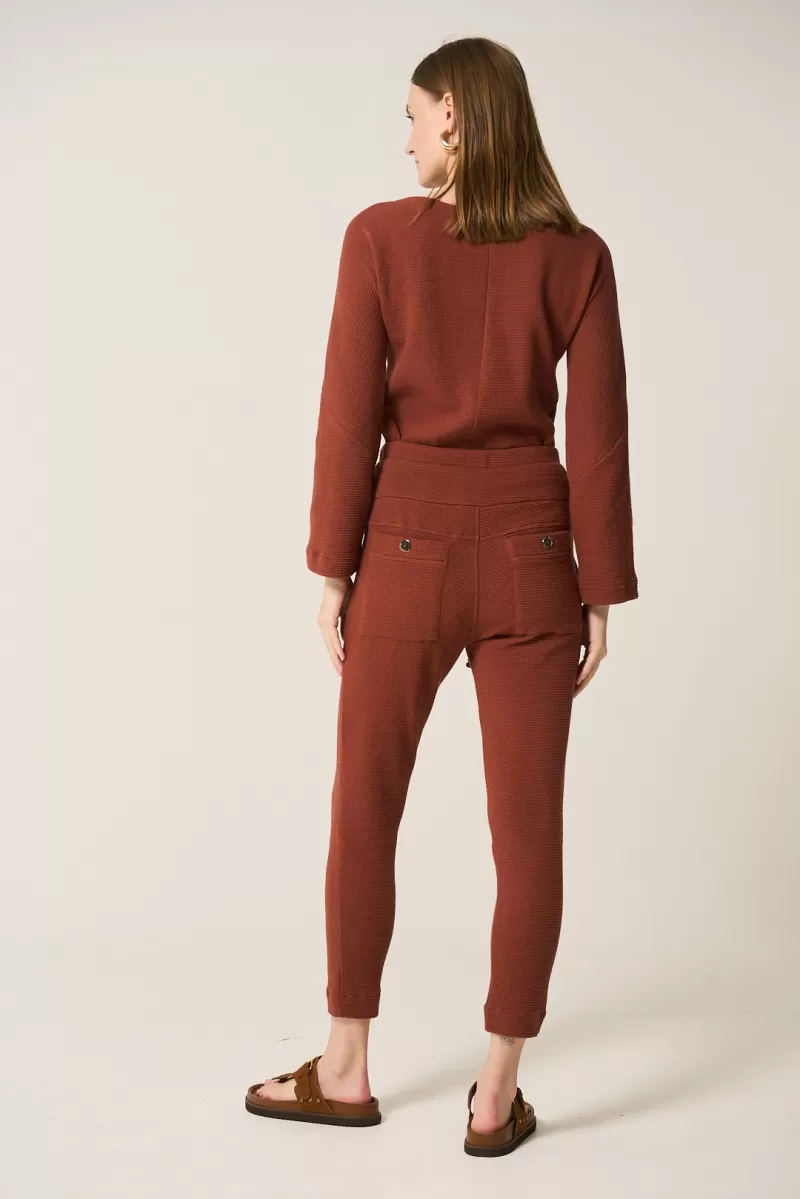 Hidrogênio - CALÇA BARRIEL VIRGINIA MARROM - 20341031