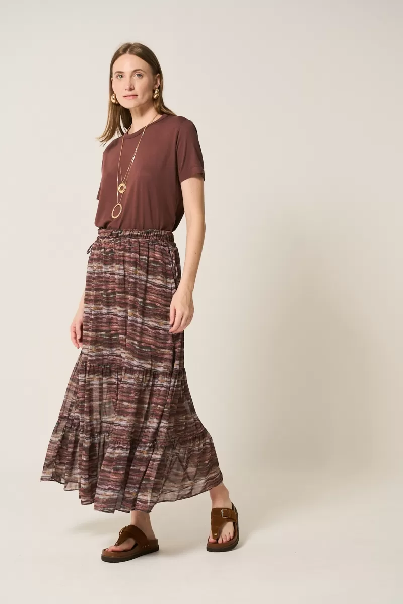 Hidrogênio - SAIA LONGA 3 MARIAS ESTAMPADO - 20397110