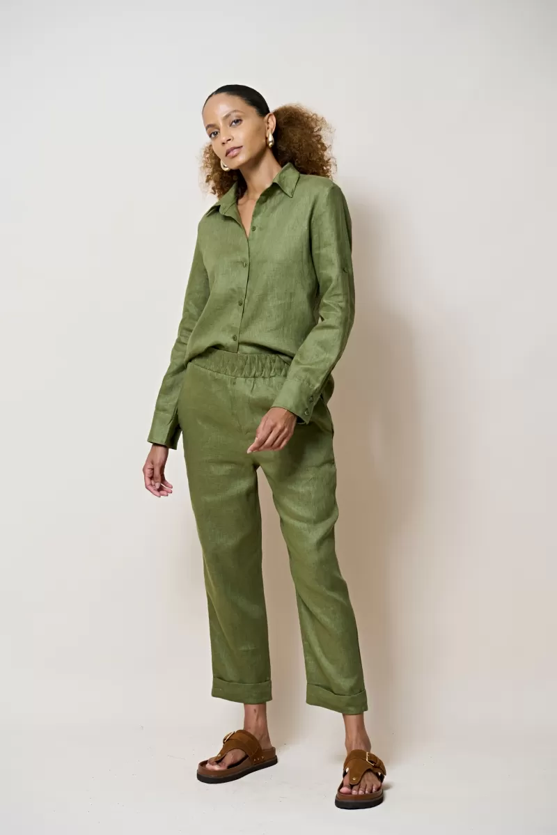 Hidrogênio - CAMISA DE LINHO 100% CAPIM - 20379400