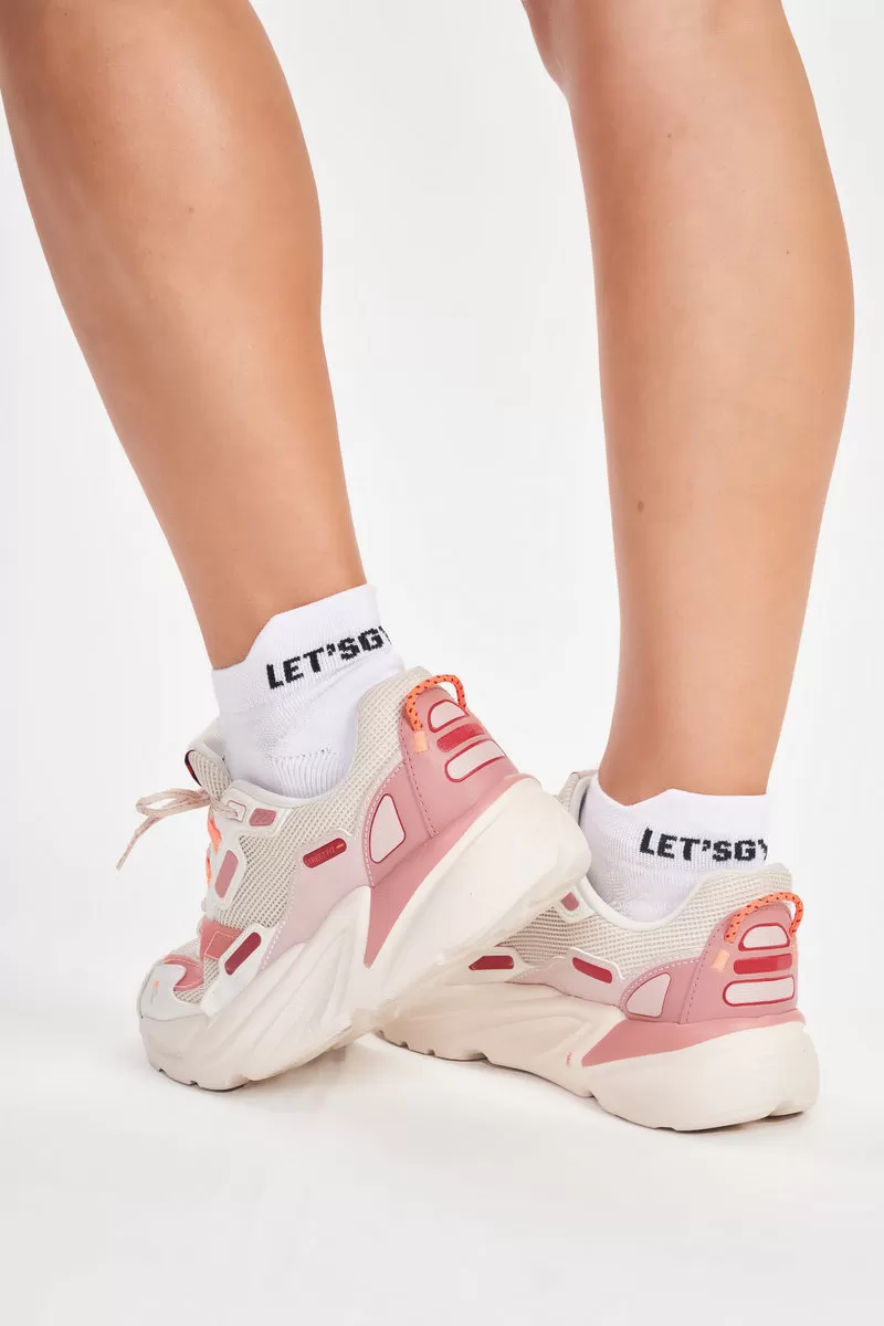 Lets Gym - Meia Lets Gym Branco - 2577BR