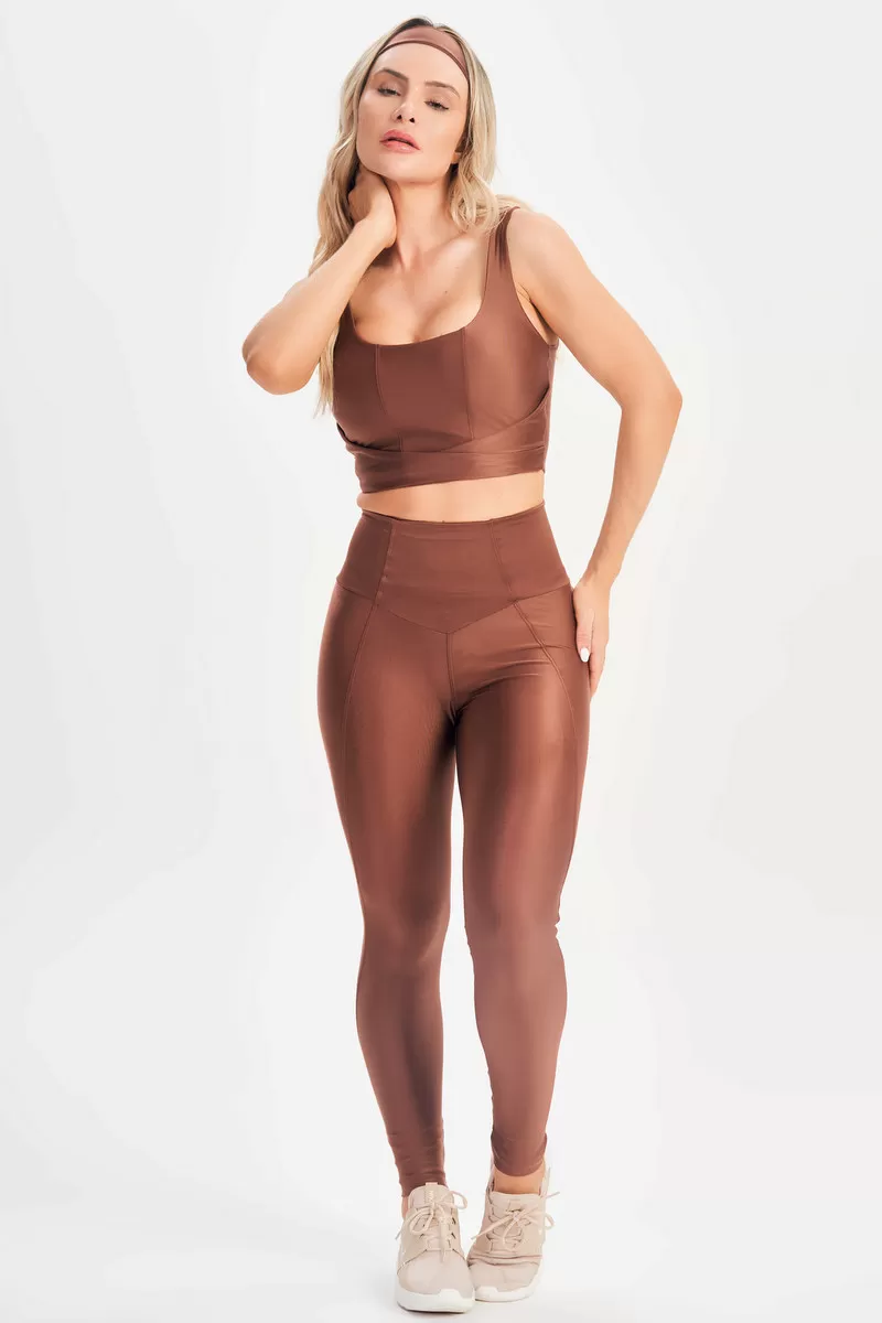 Lets Gym - Top Fatale Cappuccino - 2651CP