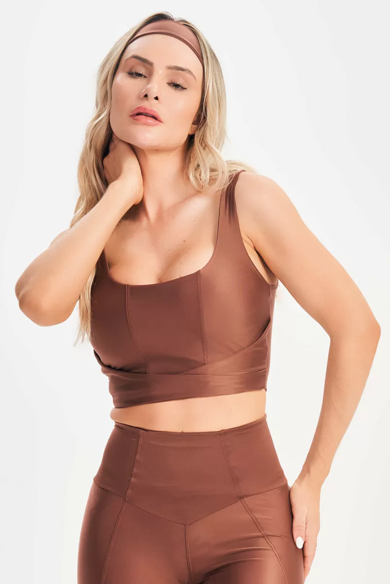 Lets Gym - Top Fatale Cappuccino - 2651CP